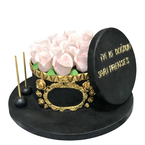 Pembe Gül Sevgili Pastası