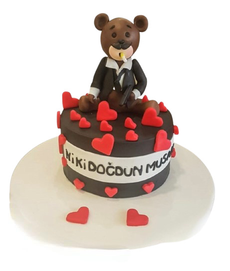 Big Boss Ayıcıklı Sevgili Pastası