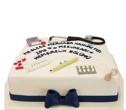 Hemşire Mezuniyet Pastası