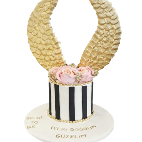 Sürpriz Kanatlı Butik Pastası