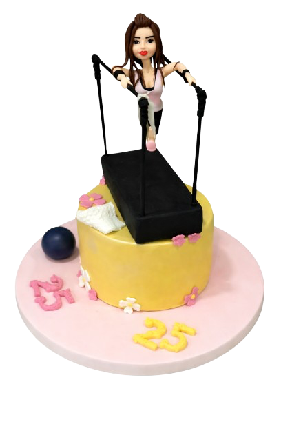 Jimnastik Kız Doğum Günü Pastası