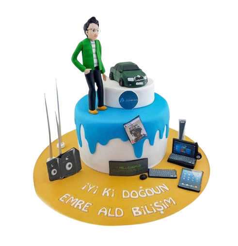 Bilişim Uzmanı Doğum Günü Pastası