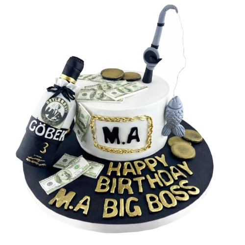 Big Boss Hobi Temalı Butik Pasta