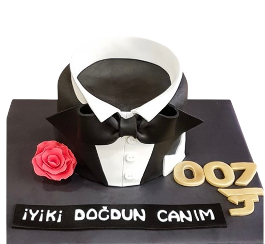 Smokin Bond Doğum Günü Pastası