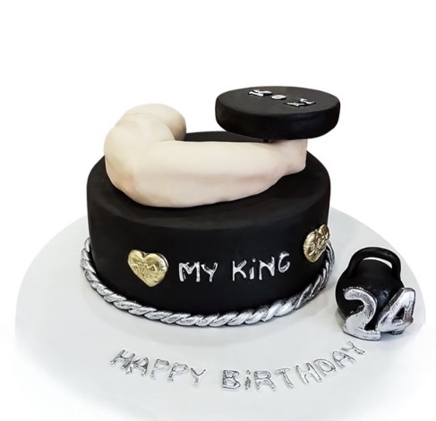 King Vücut Geliştirici Pastası