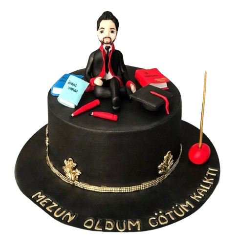 Avukat Mezuniyet Pastası