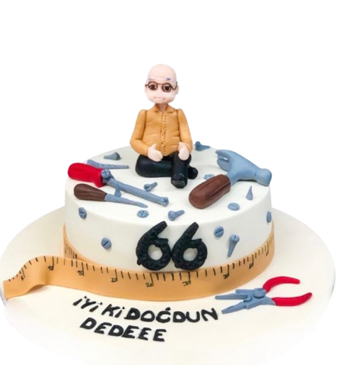 Tamirci Dede Doğum Günü Pastası