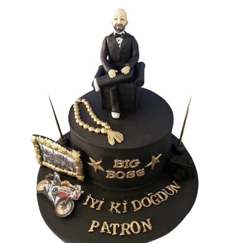 Özel Figürlü Big Boss Butik Pasta