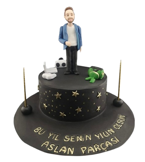 Özel Figürlü Hobi Butik Pastası