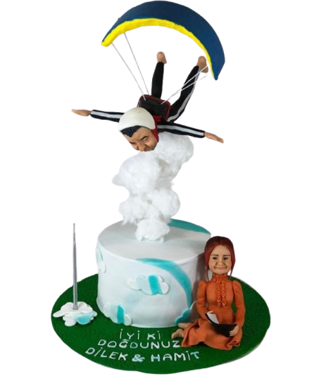 Paraşüt Doğum Günü Pastası
