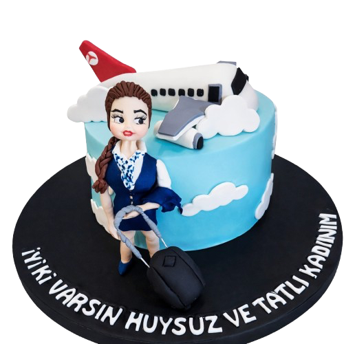 Hostese Özel Doğum Günü Pastası