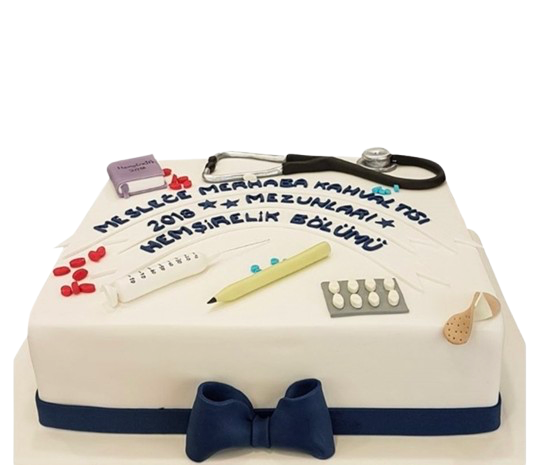 Hemşire Mezuniyet Pastası