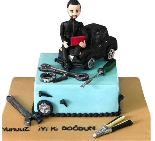 Araba Tamircisi Butik Pastası