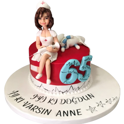 Bayan Hemşire Butik Pastası