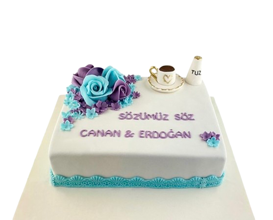 Söz Temalı Butik Pasta