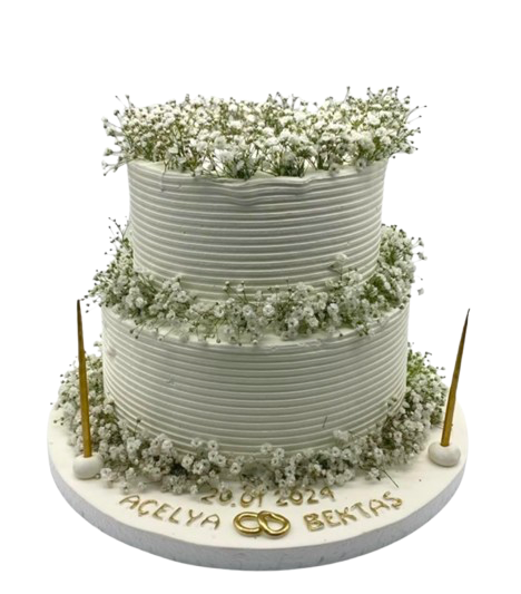 Beyaz Hayal Nişan Pastası