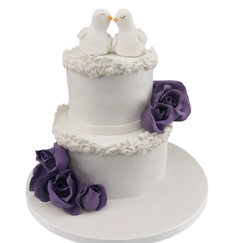 Aşık Kuğular Nişan Pastası