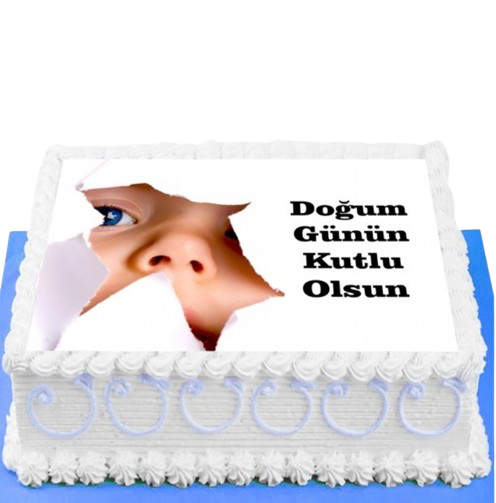 Doğum Günü Resimli Pasta
