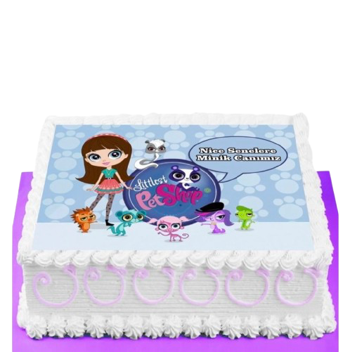 Petshop Resimli Pasta